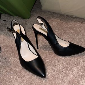 Black Slingbacks